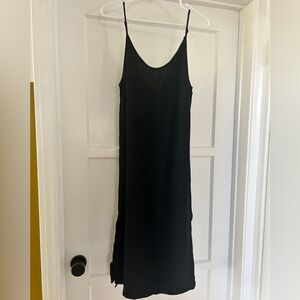 Carly Jean Los Angeles  CJLA Parson Linen Midi Spaghetti Strap Dress